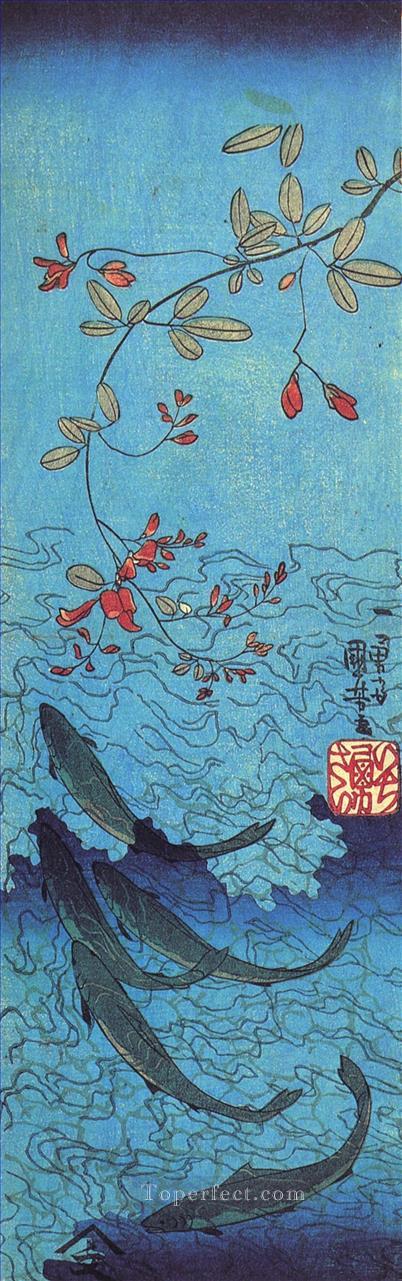 サメ 歌川国芳 浮世絵油絵